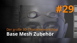 Blender 3D-Charakterworkshop | #29 - Base Mesh Zubehör