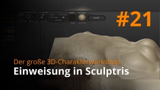 Blender 3D-Charakterworkshop | #21 - Einweisung in Sculptris