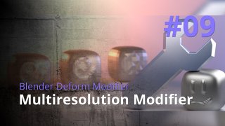 Blender Generate Modifier #09 - Multiresolution Modifier