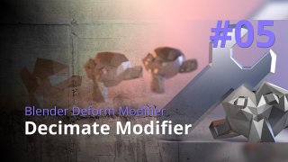 Blender Generate Modifier #05 - Decimate Modifier