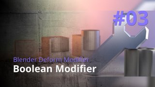 Blender Generate Modifier #03 - Boolean Modifier