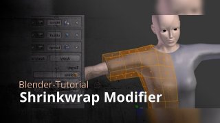 Blender - Shrinkwrap Modifier